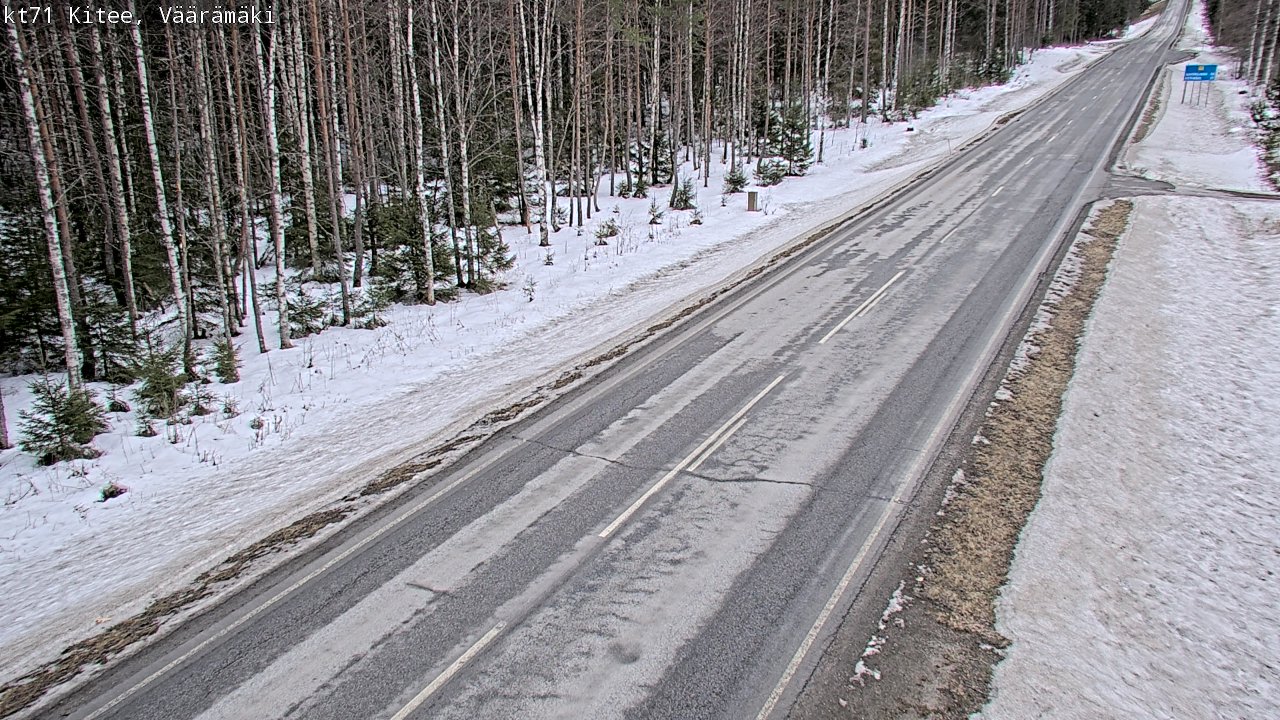 Kelikamerat Kuva Tie 71 Kitee, Väärämäki, Kitee, Pohjois-Karjala