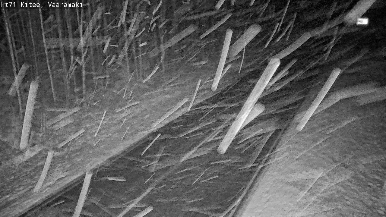 Weather Camera Image Väg 71 Väärämäki, Kitee, Pohjois-Karjala
