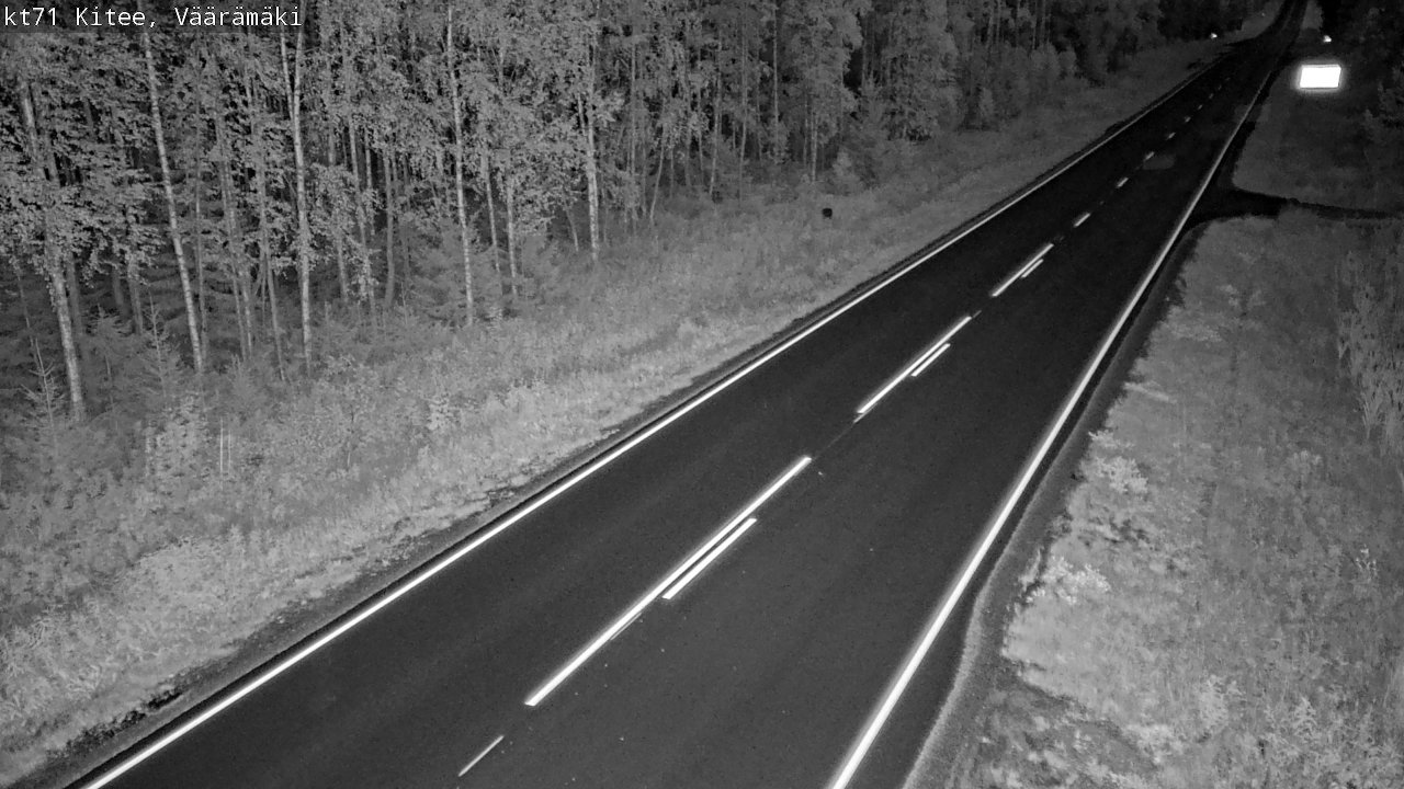 Kelikamerat Kuva Tie 71 Kitee, Väärämäki, Kitee, Pohjois-Karjala
