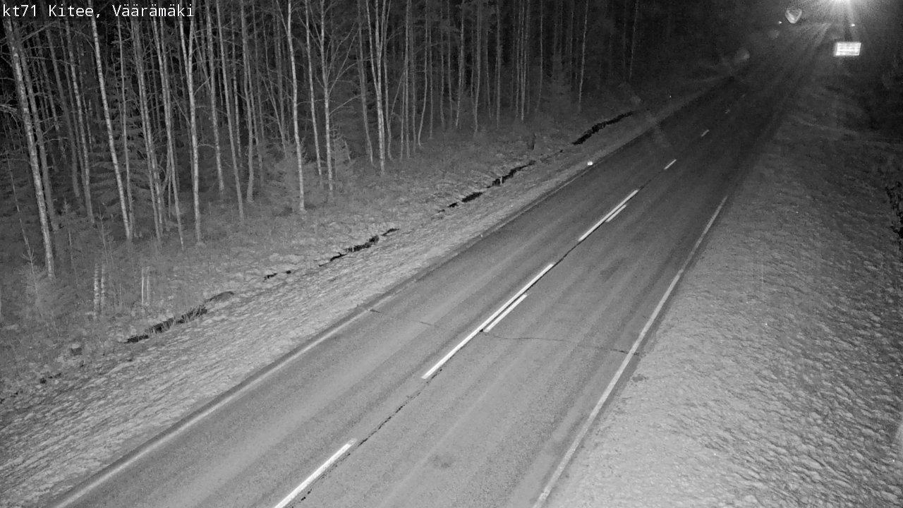 Kelikamerat Kuva Tie 71 Kitee, Väärämäki, Kitee, Pohjois-Karjala