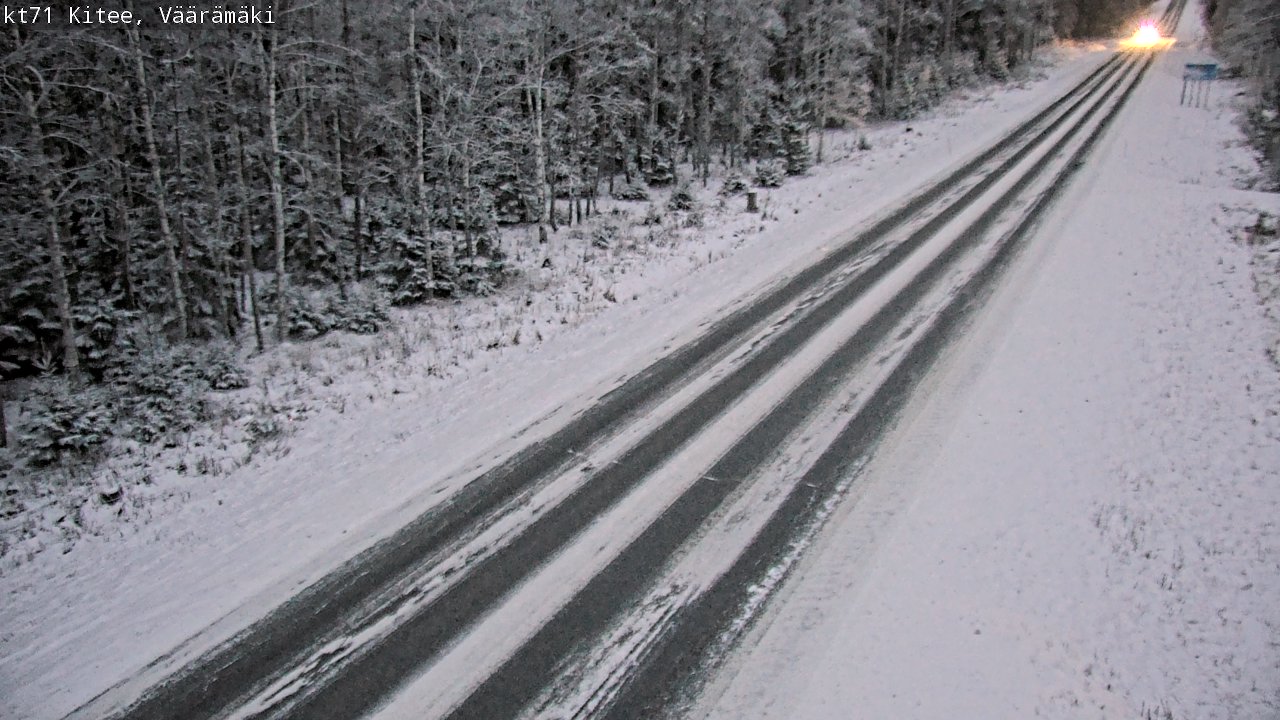 Weather Camera Image Väg 71 Väärämäki, Kitee, Pohjois-Karjala