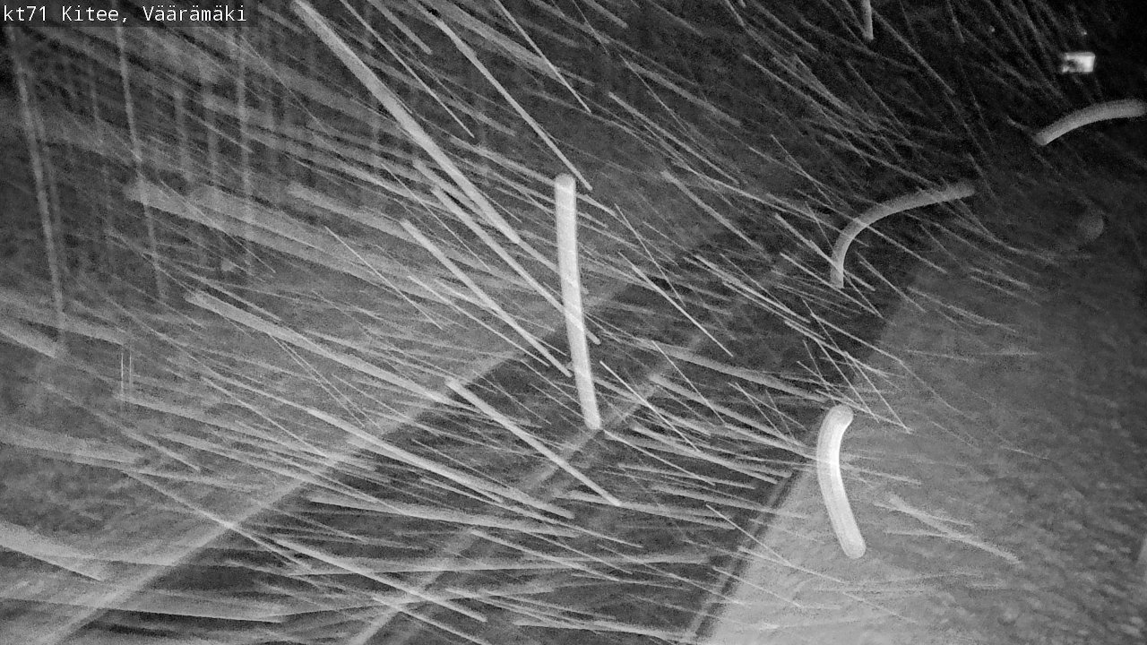 Weather Camera Image Väg 71 Väärämäki, Kitee, Pohjois-Karjala