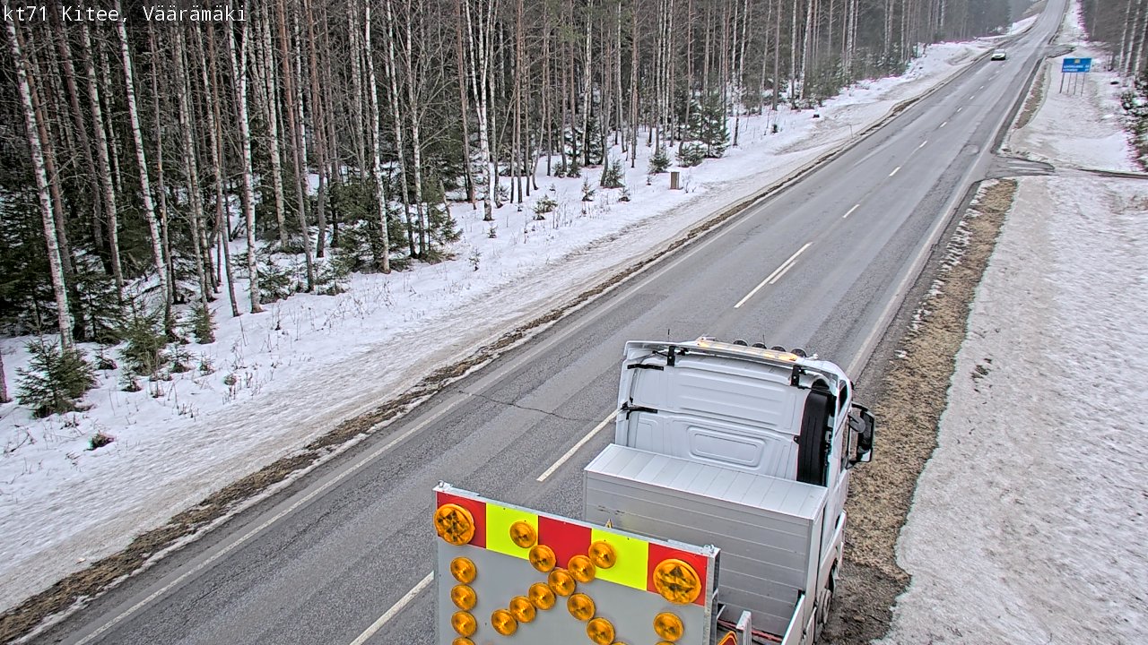 Weather Camera Image Road 71 Väärämäki, Kitee, Pohjois-Karjala