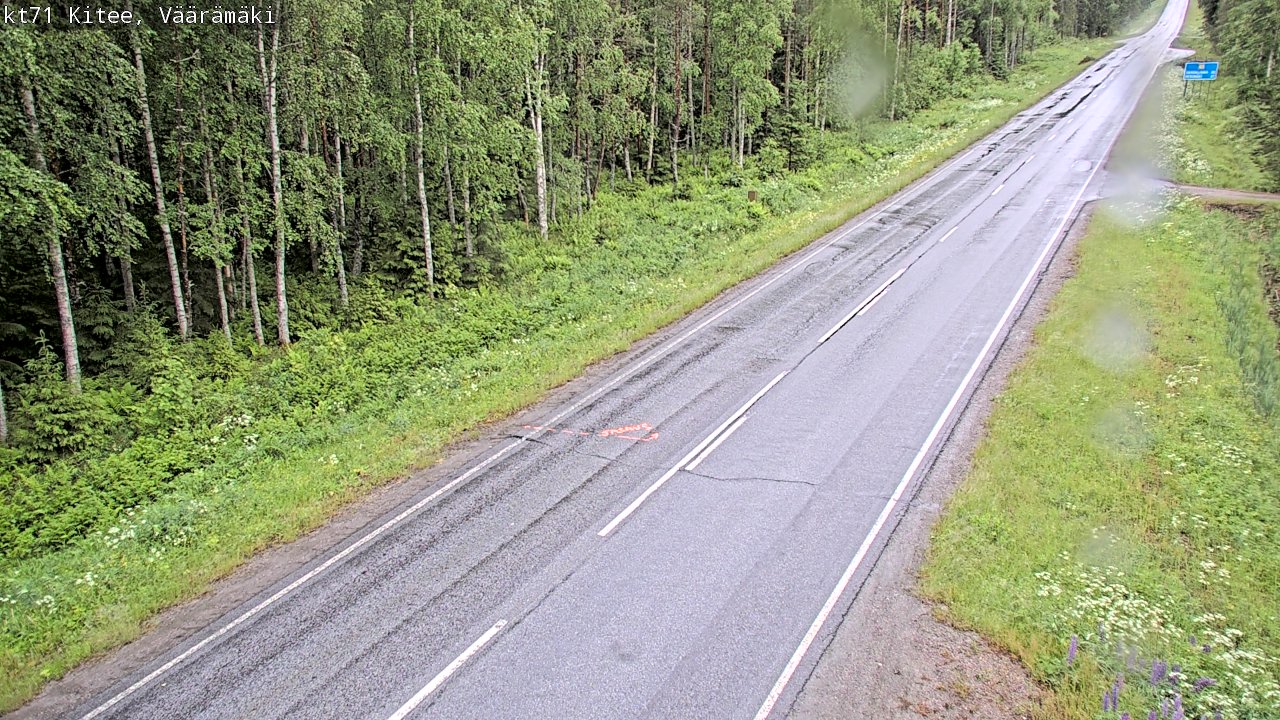 Kelikamerat Kuva Tie 71 Kitee, Väärämäki, Kitee, Pohjois-Karjala
