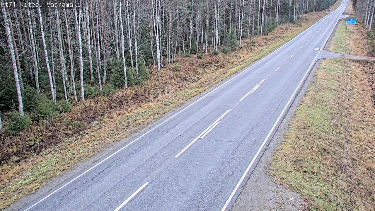 Kelikamerat Kuva Tie 71 Kitee, Väärämäki, Kitee, Pohjois-Karjala