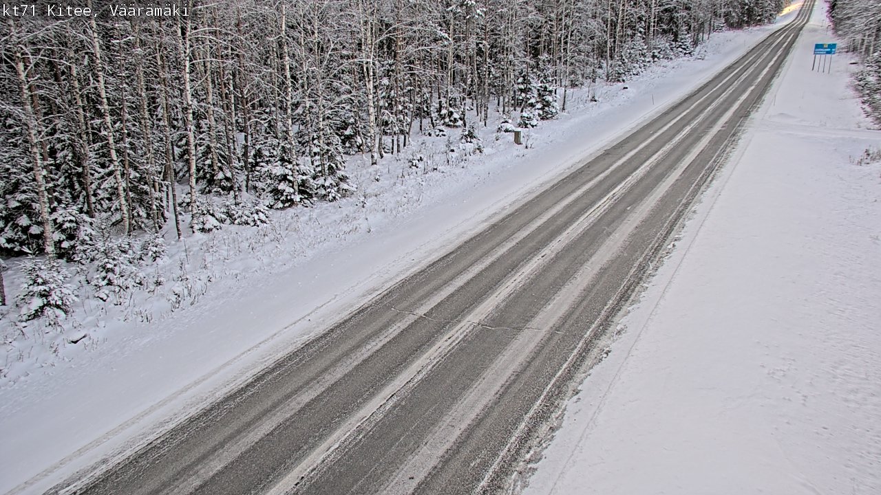 Kelikamerat Kuva Tie 71 Kitee, Väärämäki, Kitee, Pohjois-Karjala