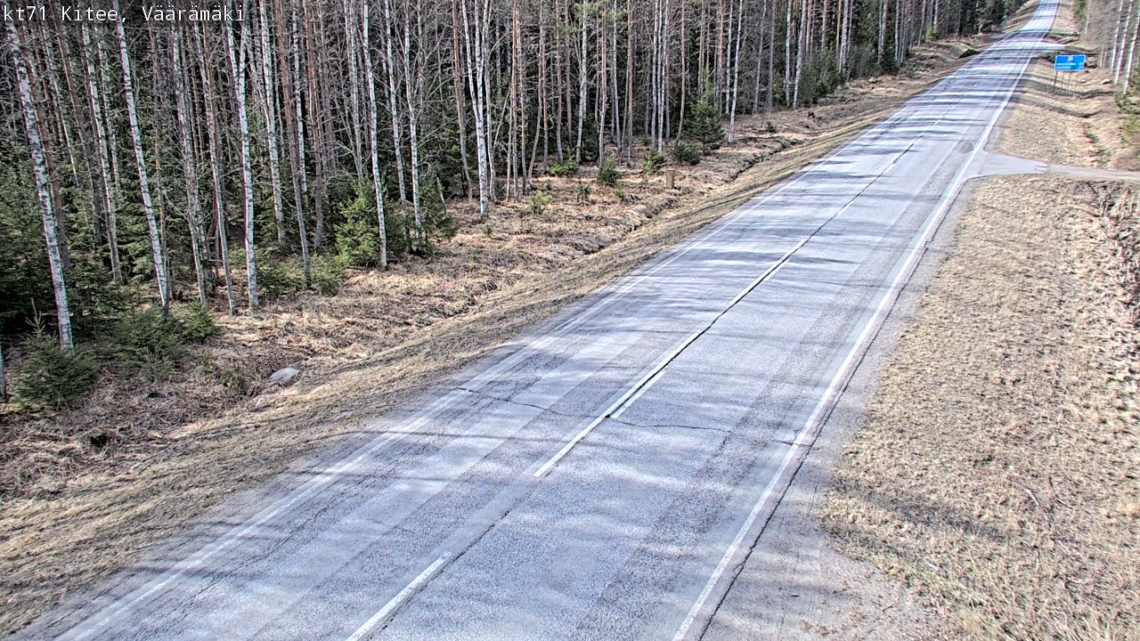 Kelikamerat Kuva Tie 71 Kitee, Väärämäki, Kitee, Pohjois-Karjala