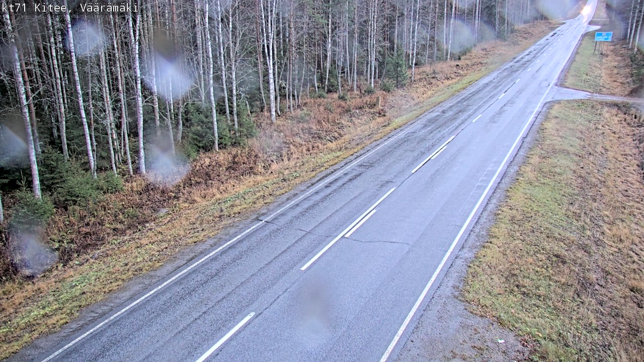 Kelikamerat Kuva Tie 71 Kitee, Väärämäki, Kitee, Pohjois-Karjala