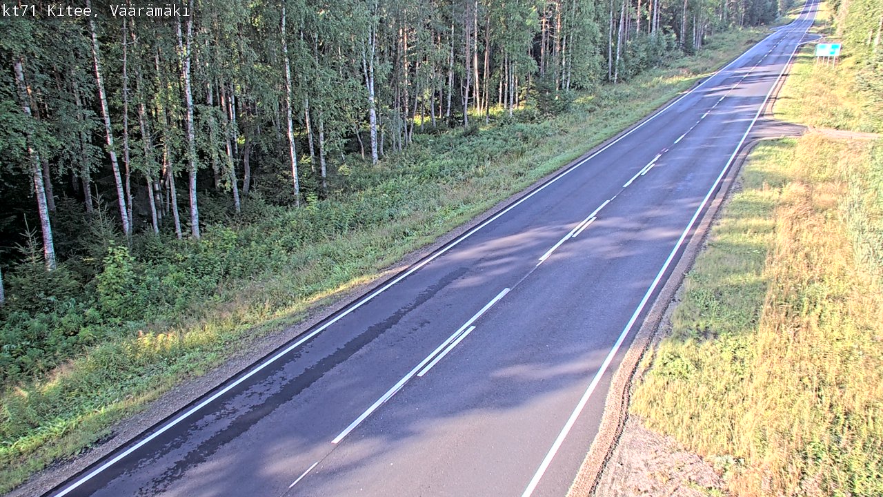 Kelikamerat Kuva Tie 71 Kitee, Väärämäki, Kitee, Pohjois-Karjala