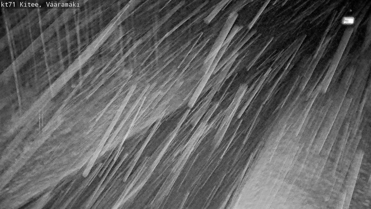 Weather Camera Image Väg 71 Väärämäki, Kitee, Pohjois-Karjala