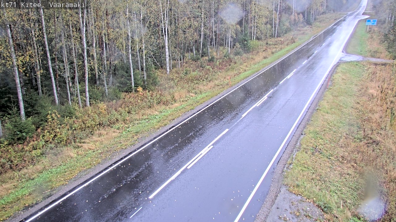 Kelikamerat Kuva Tie 71 Kitee, Väärämäki, Kitee, Pohjois-Karjala
