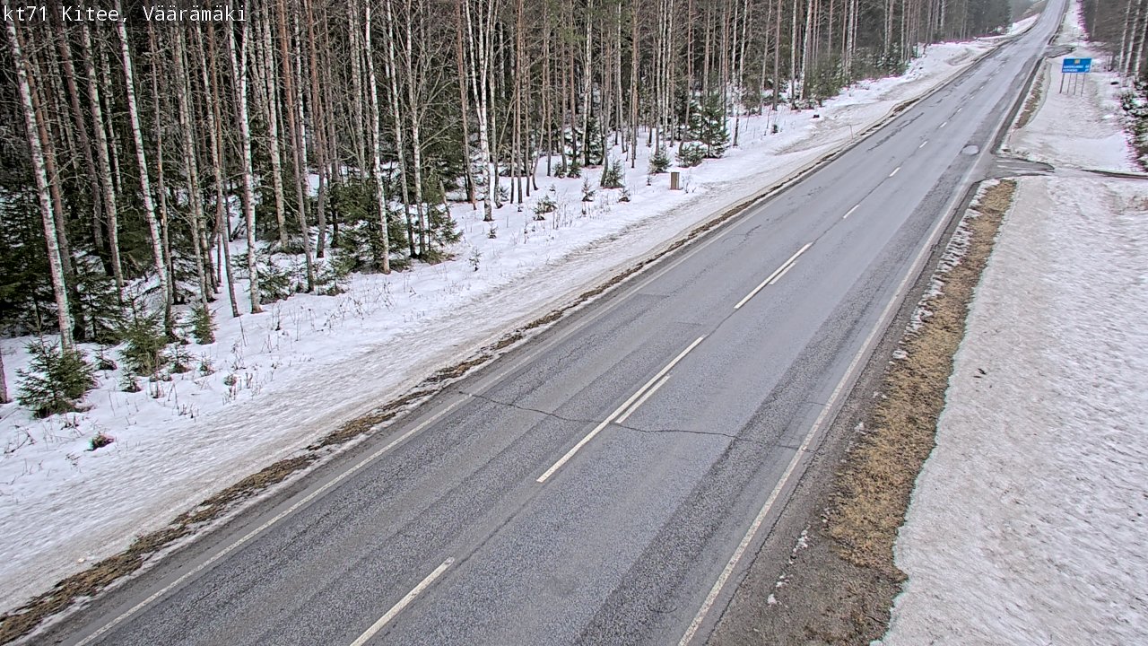 Kelikamerat Kuva Tie 71 Kitee, Väärämäki, Kitee, Pohjois-Karjala