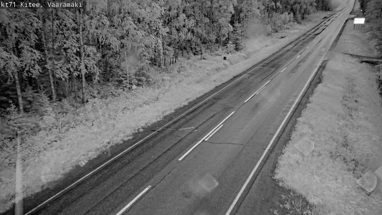 Kelikamerat Kuva Tie 71 Kitee, Väärämäki, Kitee, Pohjois-Karjala