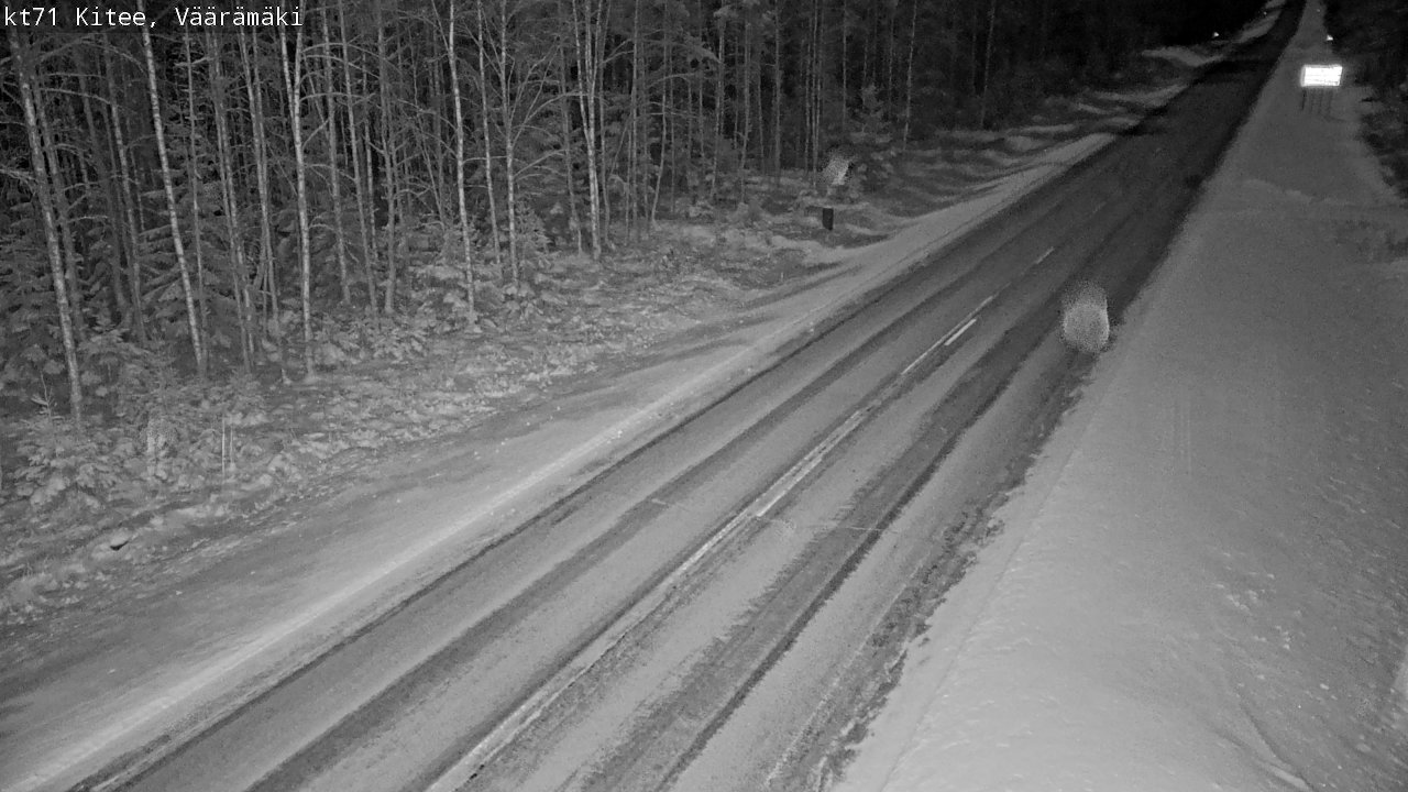 Kelikamerat Kuva Tie 71 Kitee, Väärämäki, Kitee, Pohjois-Karjala