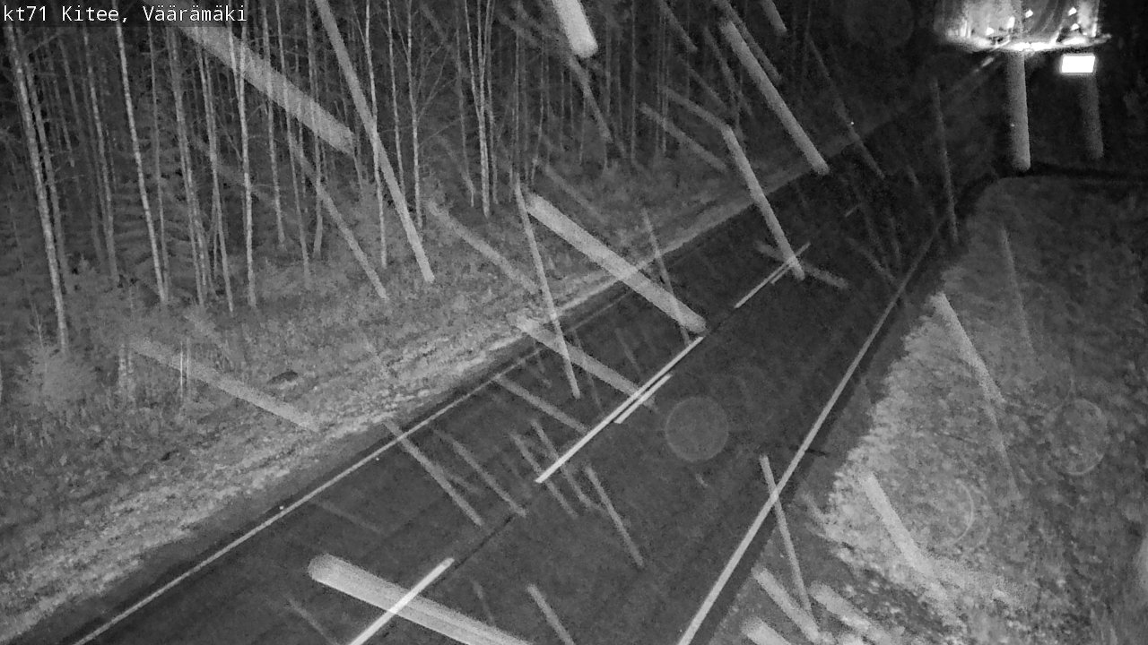 Kelikamerat Kuva Tie 71 Kitee, Väärämäki, Kitee, Pohjois-Karjala