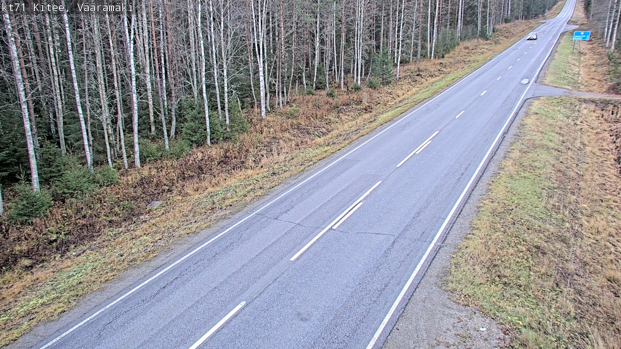 Kelikamerat Kuva Tie 71 Kitee, Väärämäki, Kitee, Pohjois-Karjala