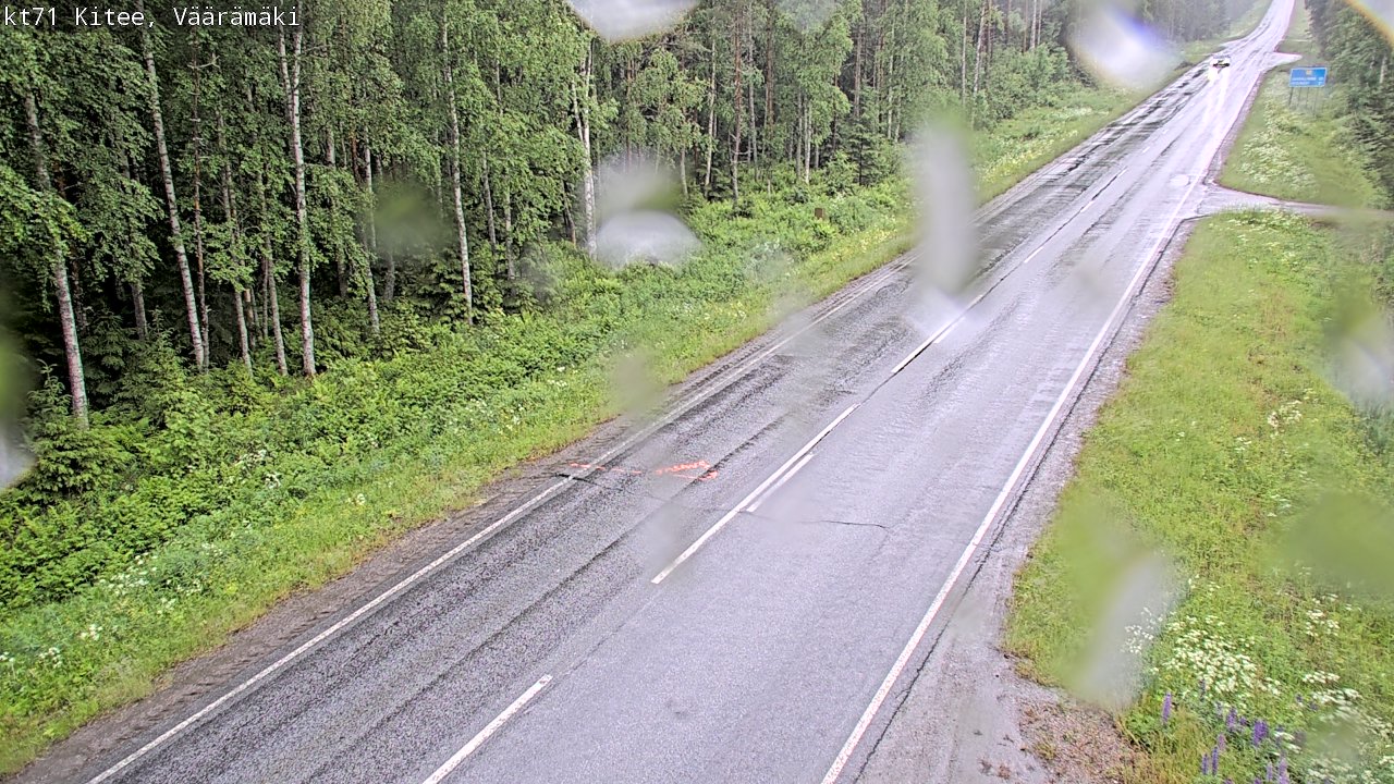 Kelikamerat Kuva Tie 71 Kitee, Väärämäki, Kitee, Pohjois-Karjala