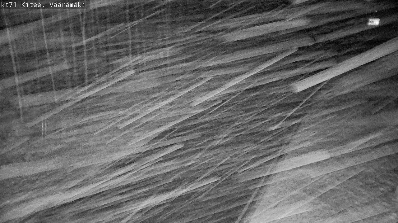 Weather Camera Image Väg 71 Väärämäki, Kitee, Pohjois-Karjala