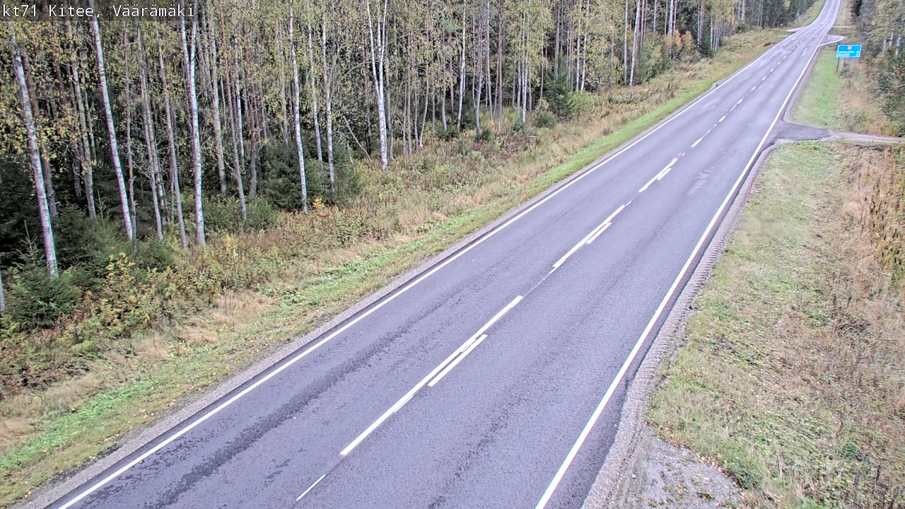 Kelikamerat Kuva Tie 71 Kitee, Väärämäki, Kitee, Pohjois-Karjala