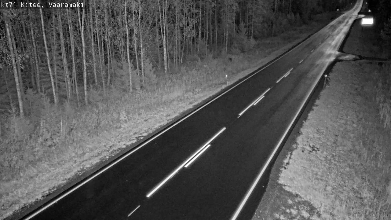 Kelikamerat Kuva Tie 71 Kitee, Väärämäki, Kitee, Pohjois-Karjala