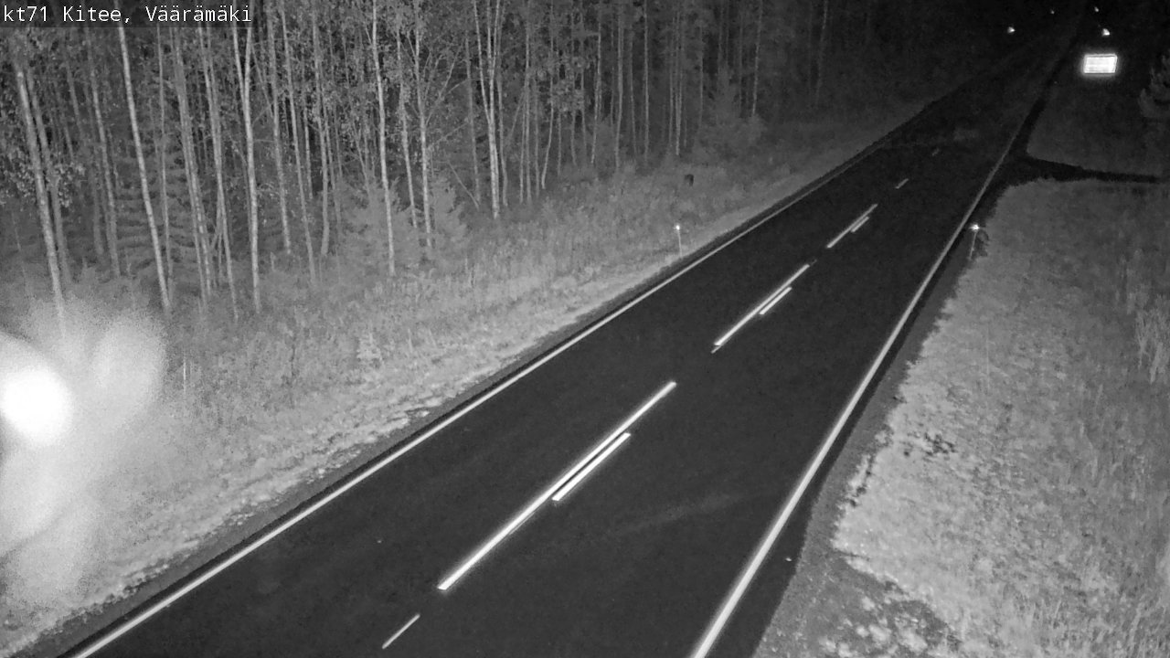 Kelikamerat Kuva Tie 71 Kitee, Väärämäki, Kitee, Pohjois-Karjala