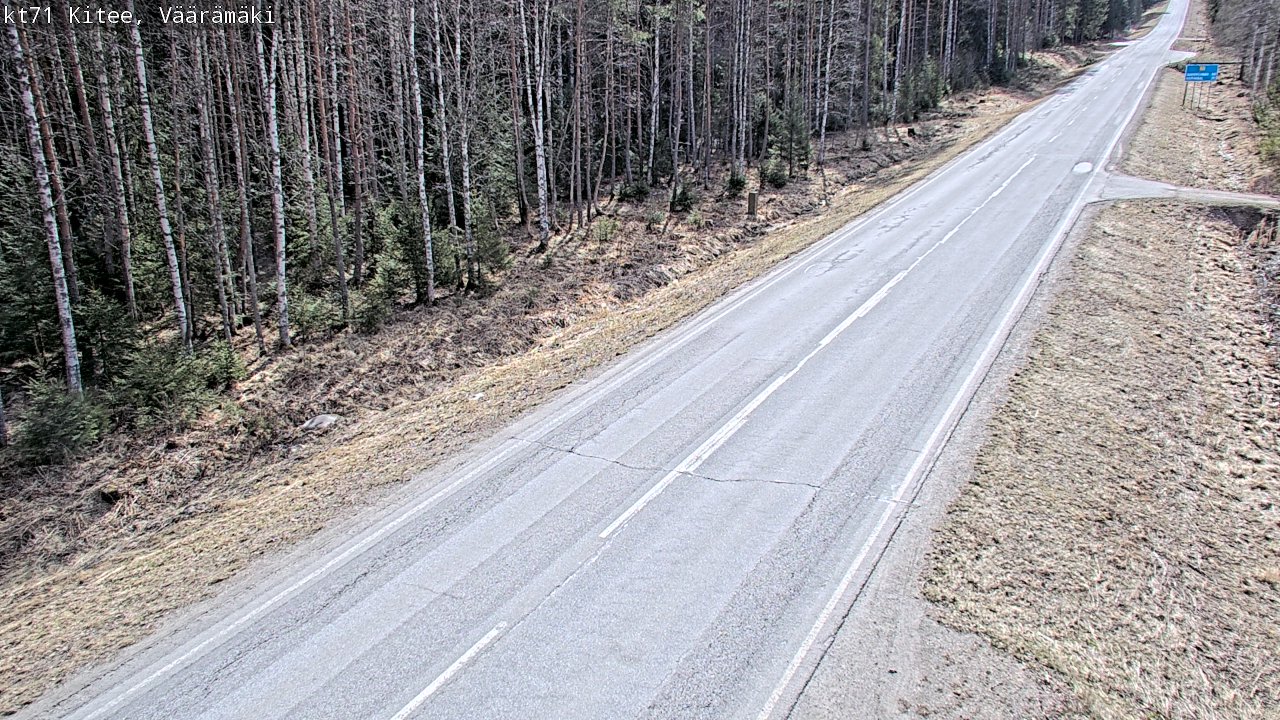 Kelikamerat Kuva Tie 71 Kitee, Väärämäki, Kitee, Pohjois-Karjala
