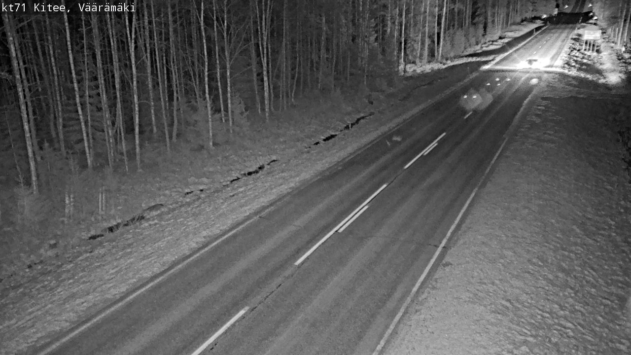 Kelikamerat Kuva Tie 71 Kitee, Väärämäki, Kitee, Pohjois-Karjala