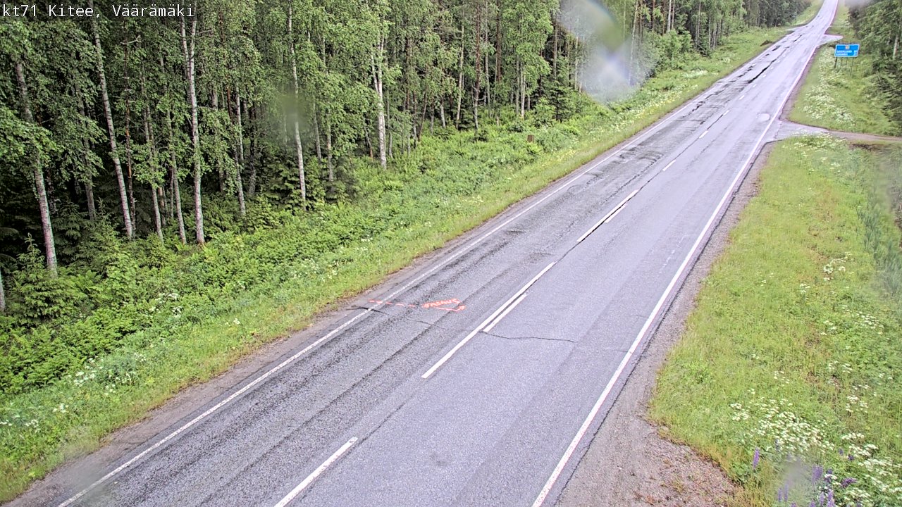 Kelikamerat Kuva Tie 71 Kitee, Väärämäki, Kitee, Pohjois-Karjala
