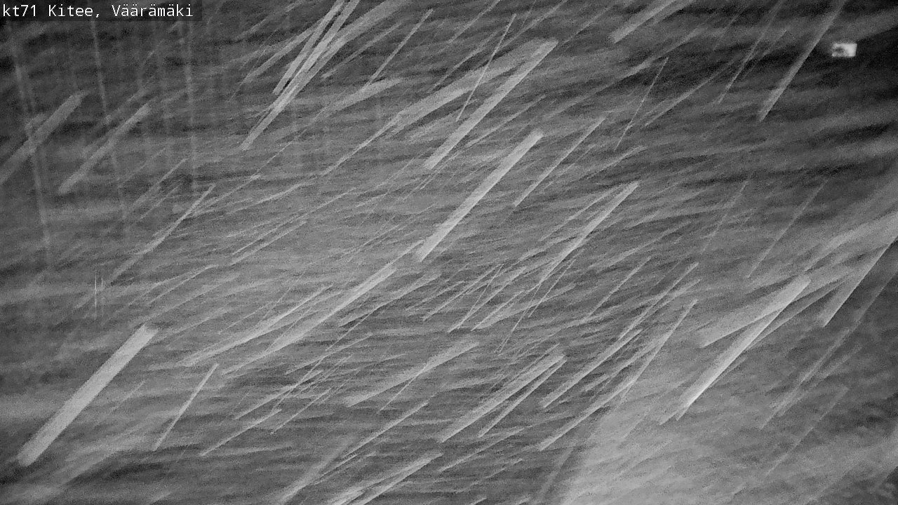 Weather Camera Image Väg 71 Väärämäki, Kitee, Pohjois-Karjala