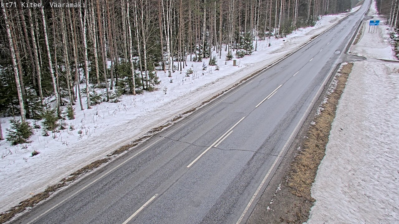 Kelikamerat Kuva Tie 71 Kitee, Väärämäki, Kitee, Pohjois-Karjala