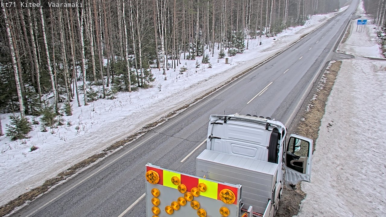 Weather Camera Image Road 71 Väärämäki, Kitee, Pohjois-Karjala