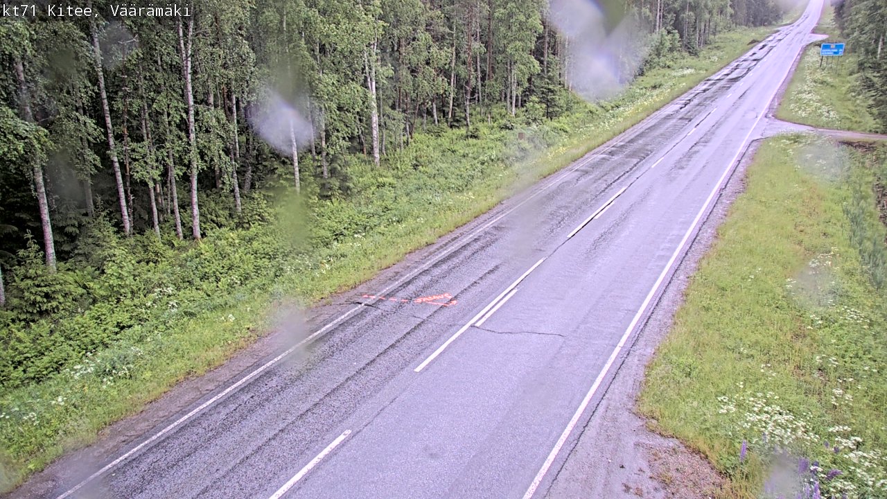 Kelikamerat Kuva Tie 71 Kitee, Väärämäki, Kitee, Pohjois-Karjala