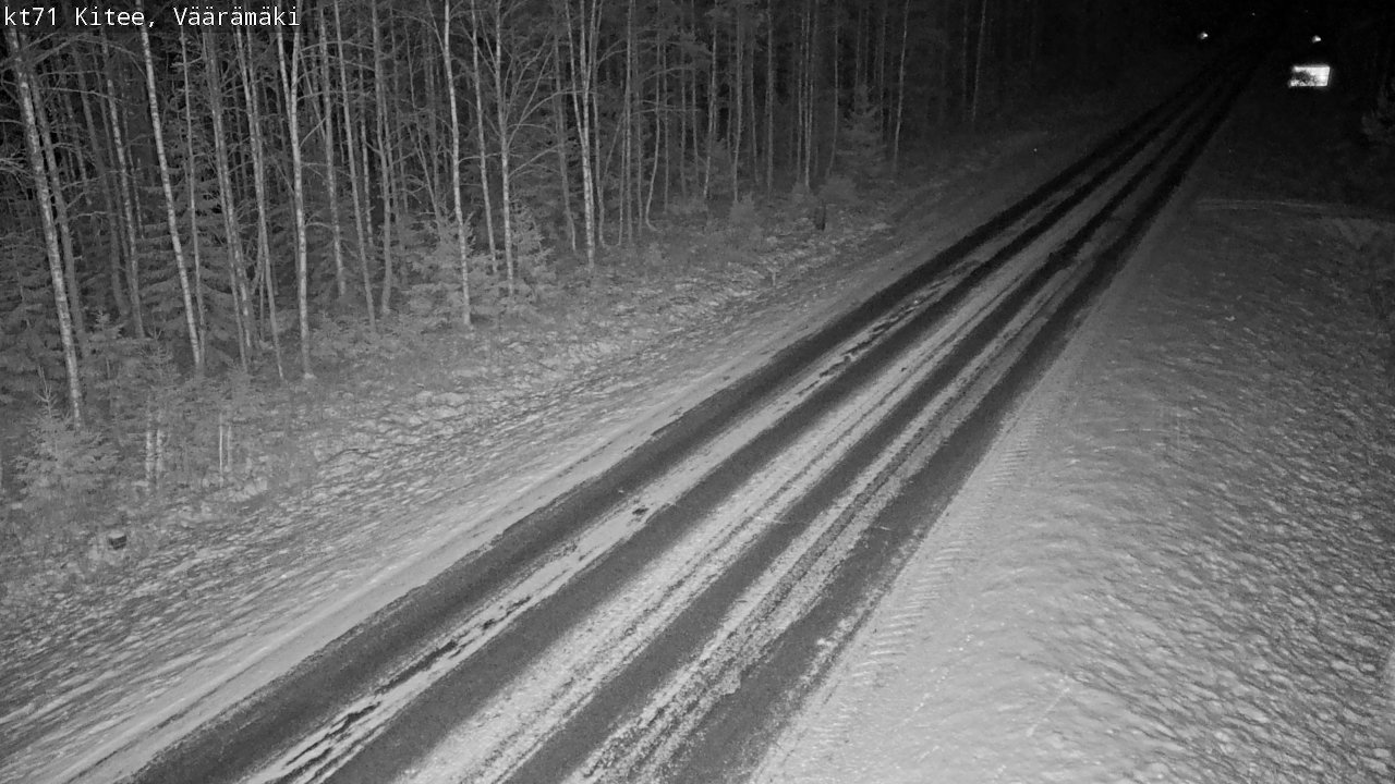 Weather Camera Image Väg 71 Väärämäki, Kitee, Pohjois-Karjala
