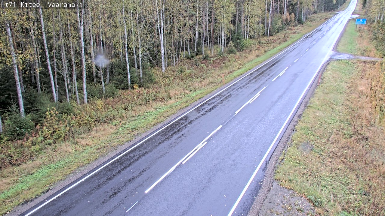 Kelikamerat Kuva Tie 71 Kitee, Väärämäki, Kitee, Pohjois-Karjala