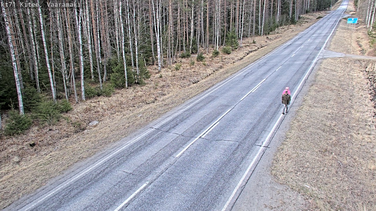 Kelikamerat Kuva Tie 71 Kitee, Väärämäki, Kitee, Pohjois-Karjala