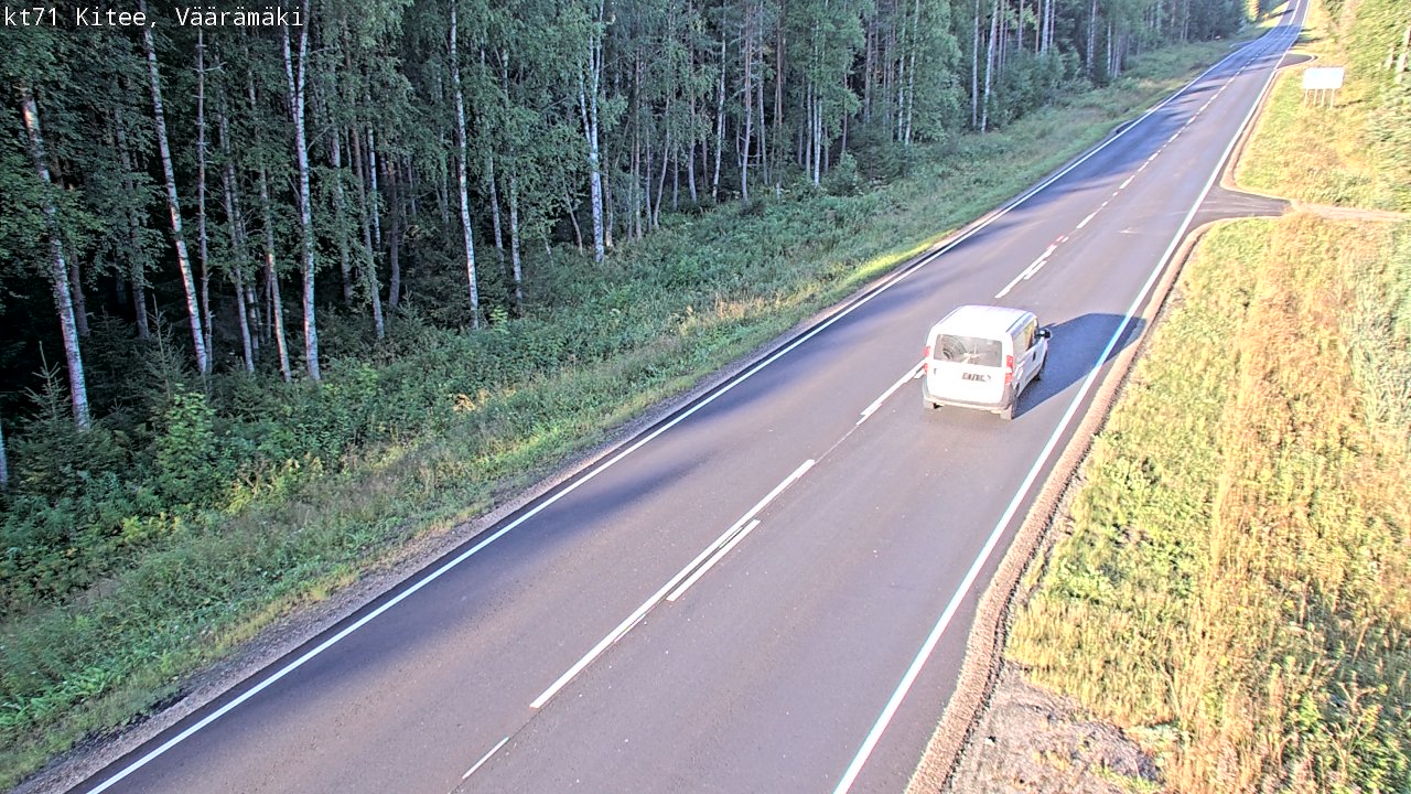 Weather Camera Image Road 71 Väärämäki, Kitee, Pohjois-Karjala