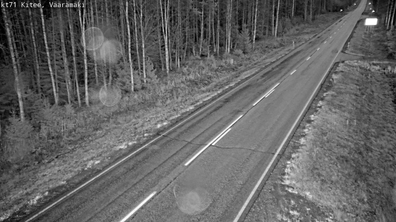 Kelikamerat Kuva Tie 71 Kitee, Väärämäki, Kitee, Pohjois-Karjala