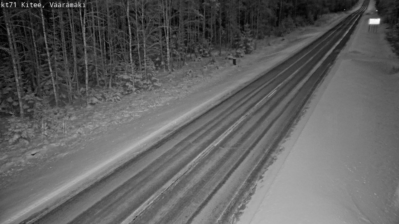 Kelikamerat Kuva Tie 71 Kitee, Väärämäki, Kitee, Pohjois-Karjala