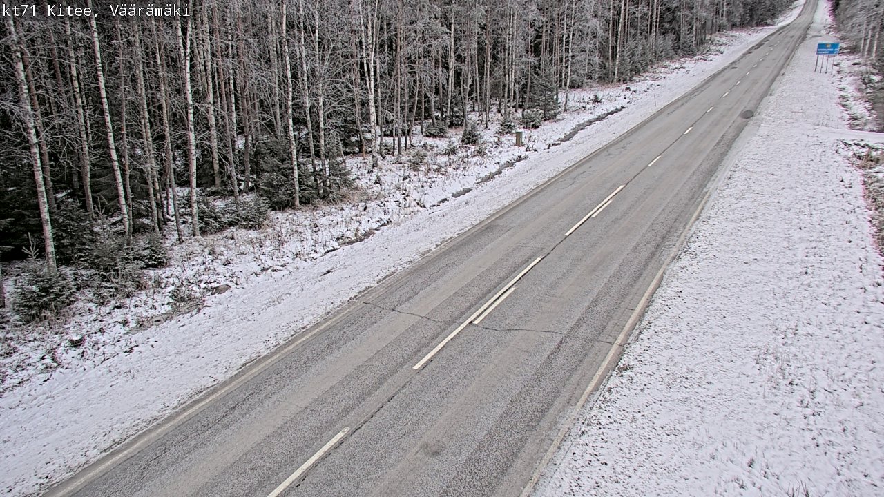 Kelikamerat Kuva Tie 71 Kitee, Väärämäki, Kitee, Pohjois-Karjala
