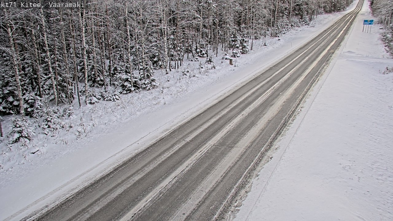 Kelikamerat Kuva Tie 71 Kitee, Väärämäki, Kitee, Pohjois-Karjala