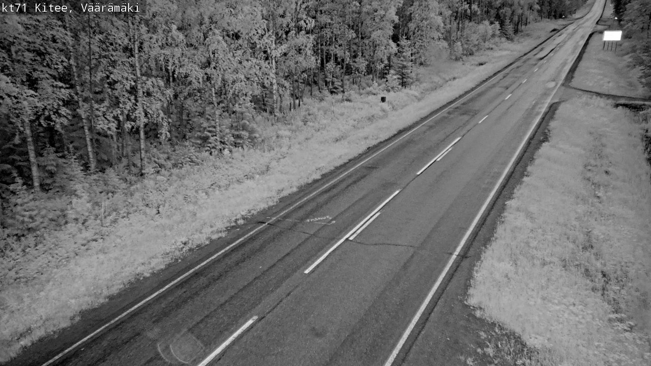 Kelikamerat Kuva Tie 71 Kitee, Väärämäki, Kitee, Pohjois-Karjala