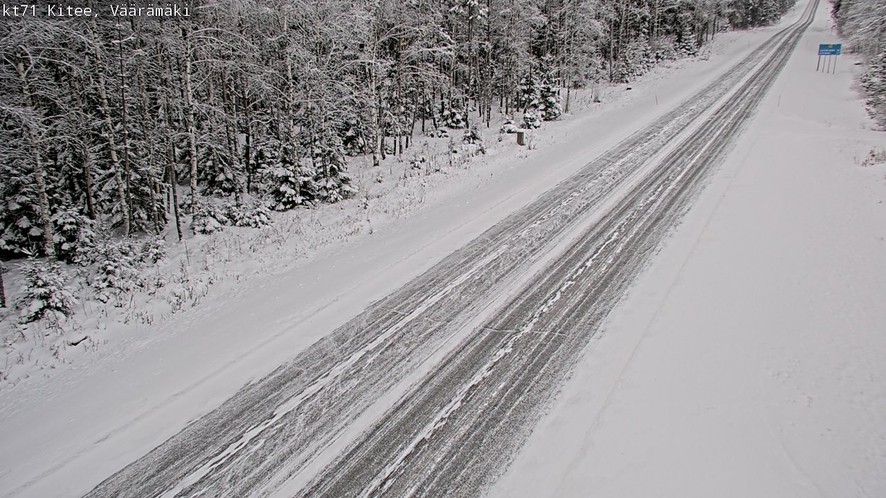Kelikamerat Kuva Tie 71 Kitee, Väärämäki, Kitee, Pohjois-Karjala