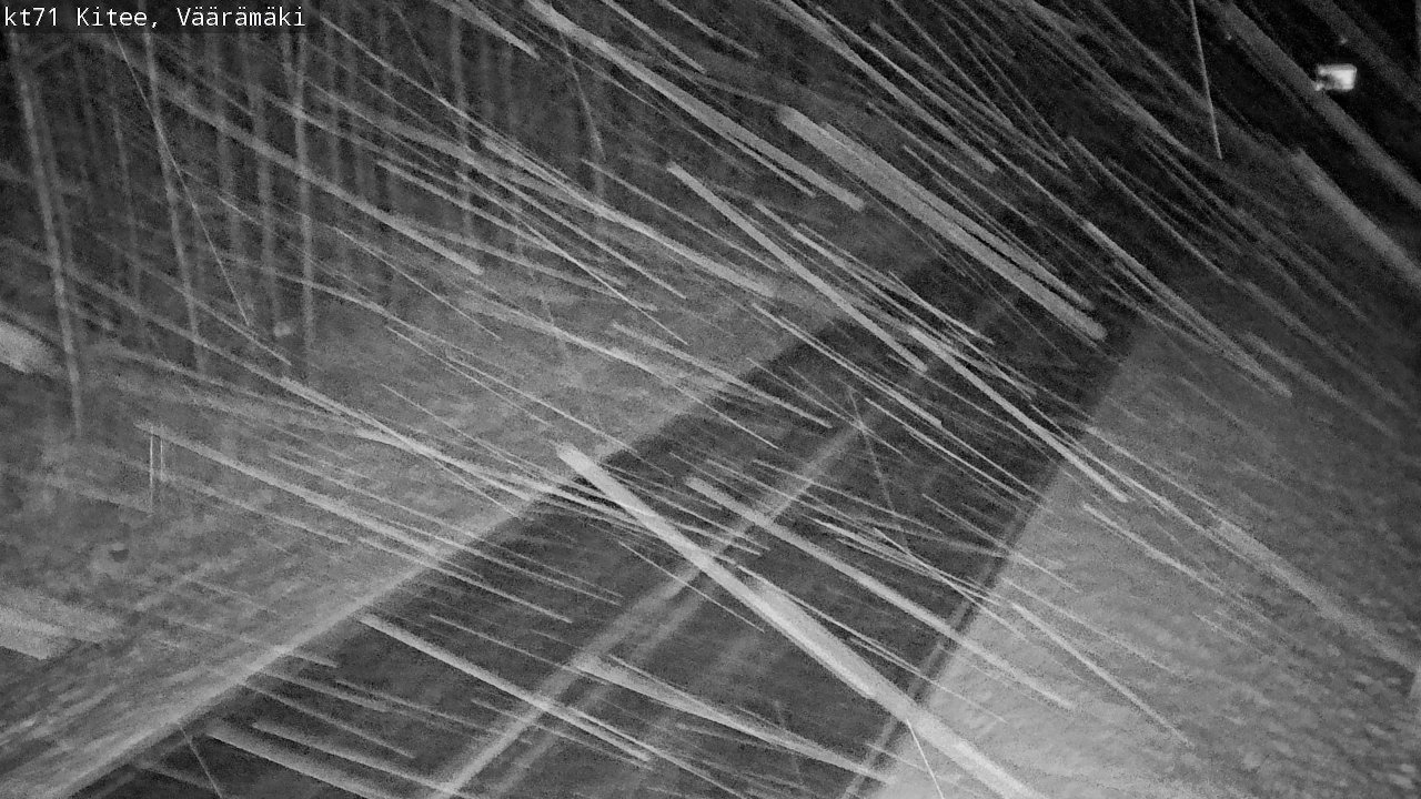 Weather Camera Image Väg 71 Väärämäki, Kitee, Pohjois-Karjala