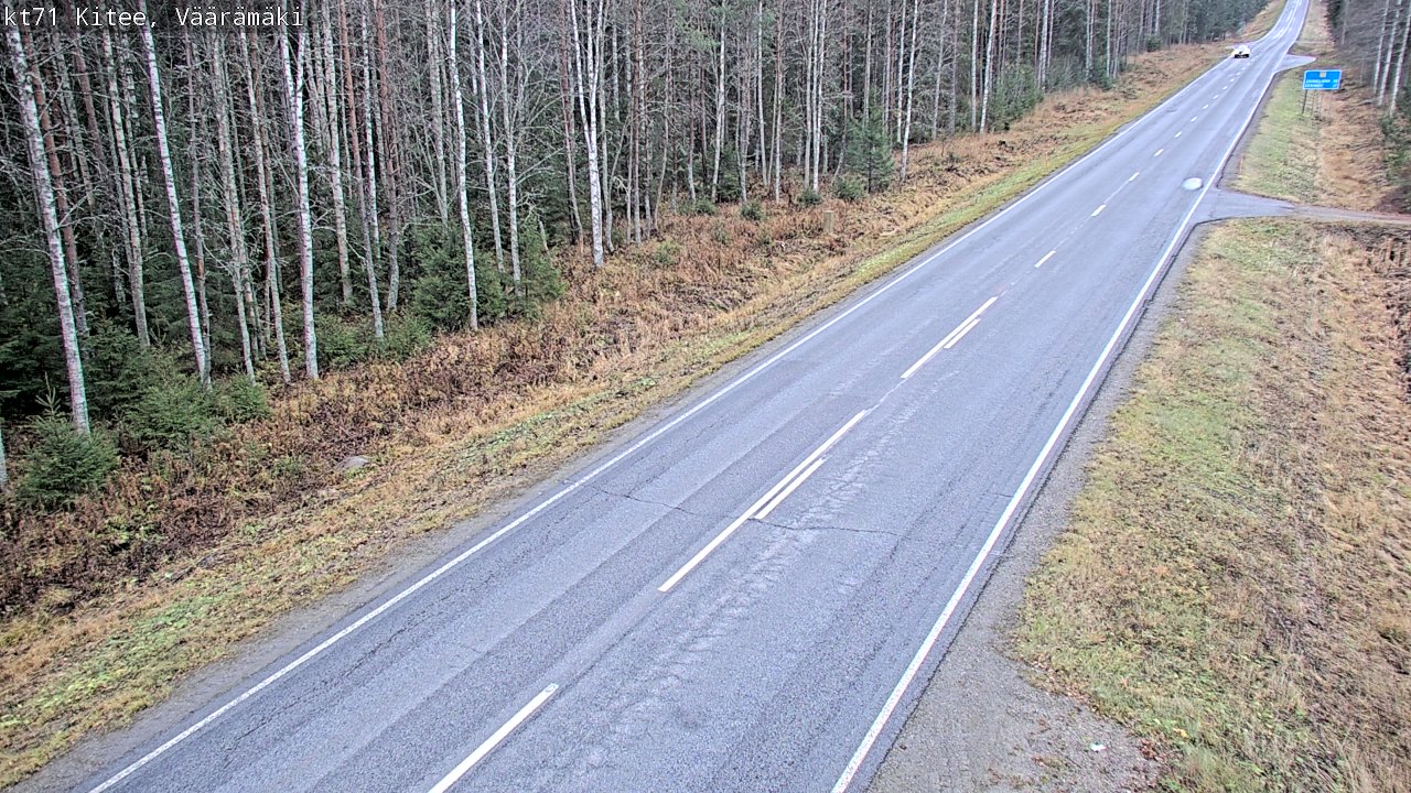 Kelikamerat Kuva Tie 71 Kitee, Väärämäki, Kitee, Pohjois-Karjala