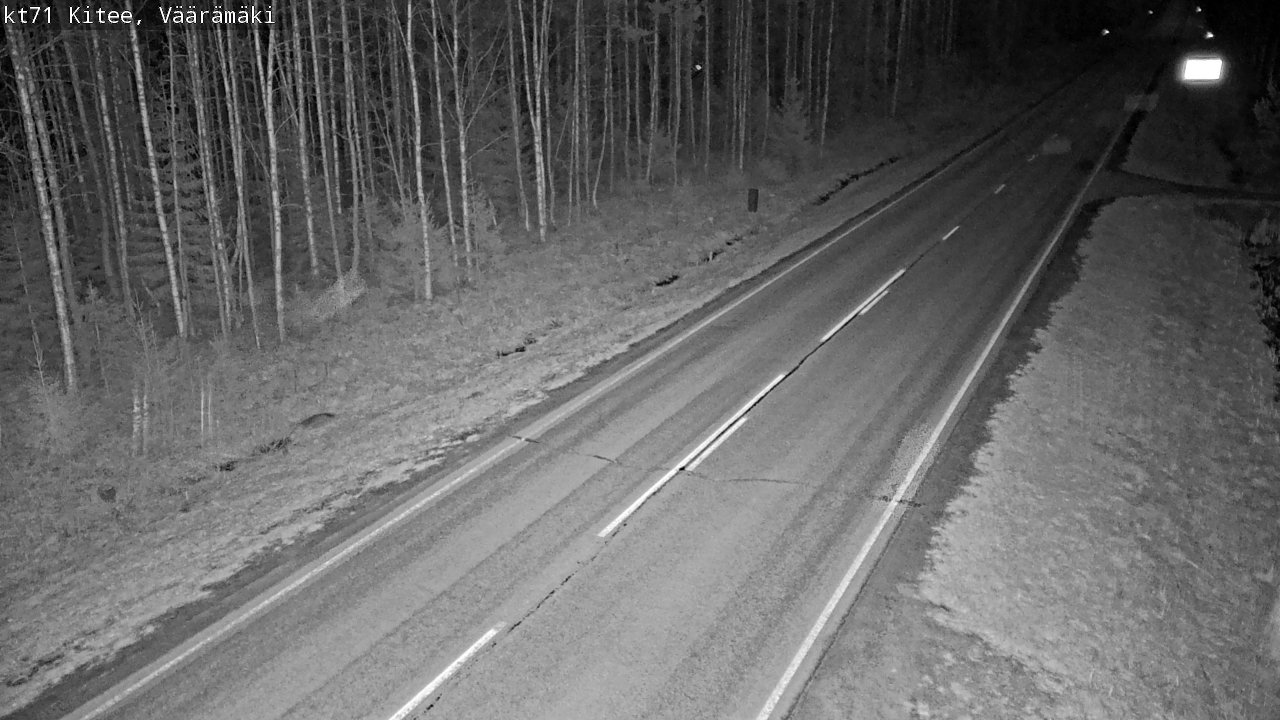 Kelikamerat Kuva Tie 71 Kitee, Väärämäki, Kitee, Pohjois-Karjala