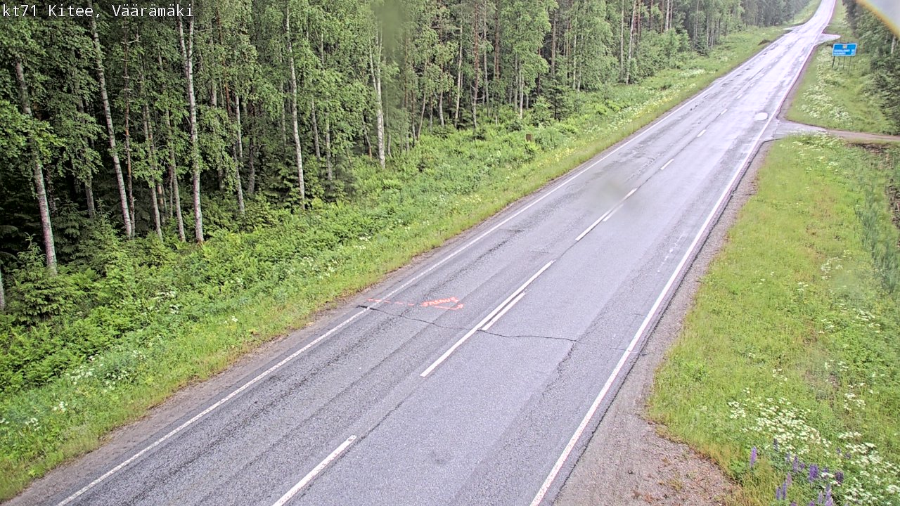 Kelikamerat Kuva Tie 71 Kitee, Väärämäki, Kitee, Pohjois-Karjala