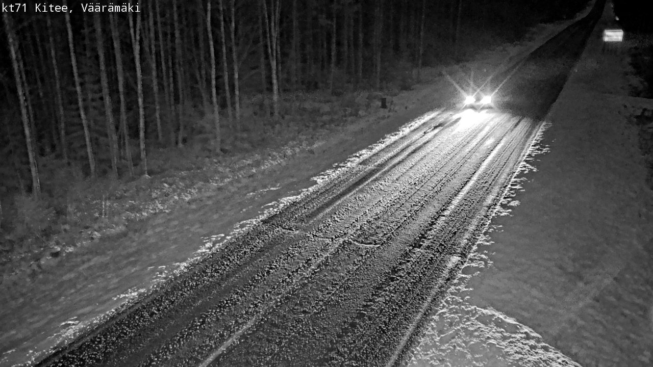 Weather Camera Image Väg 71 Väärämäki, Kitee, Pohjois-Karjala