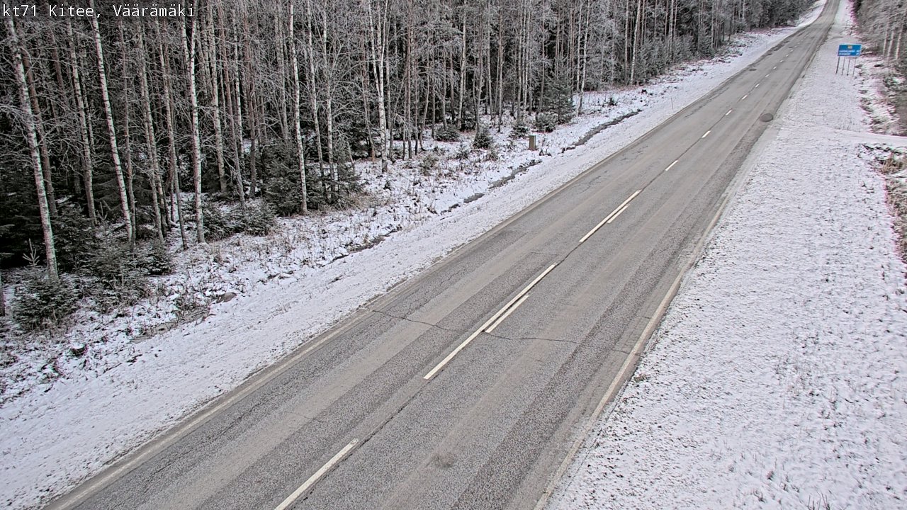Kelikamerat Kuva Tie 71 Kitee, Väärämäki, Kitee, Pohjois-Karjala