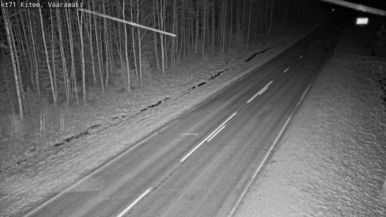 Kelikamerat Kuva Tie 71 Kitee, Väärämäki, Kitee, Pohjois-Karjala