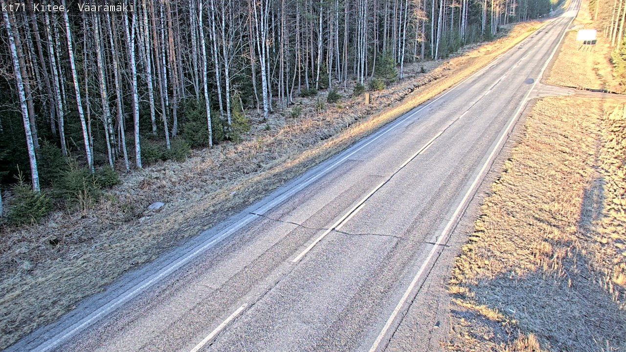 Kelikamerat Kuva Tie 71 Kitee, Väärämäki, Kitee, Pohjois-Karjala